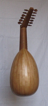 Diskantlaute Rückseite