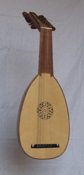 Diskantlaute Vorderseite