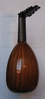 Renaissancelaute Rückseite